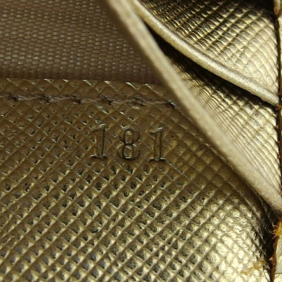 PRADA Long Wallet Logo Safiano Leazer Auth USED G1607 - Picture 6 of 10